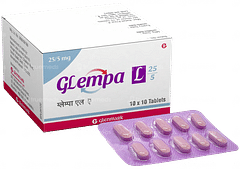 Glempa L 25/5 Tablet 10 Glempa L 25/5 Tablet 10