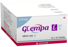 Glempa L 25/5 Tablet 10 Glempa L 25/5 Tablet 10