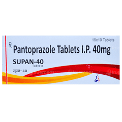 Supan 40 Tablet 10 Supan 40 Tablet 10