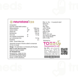 Neurotoss Cd3 Tablet 10