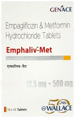 Emphaliv Met 12.5Mg + 500Mg Tablet 10