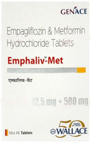 Emphaliv Met 12.5Mg + 500Mg Tablet 10