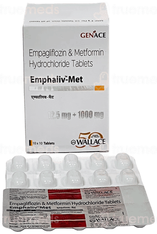 Emphaliv Met 12.5Mg + 1000Mg Tablet 10