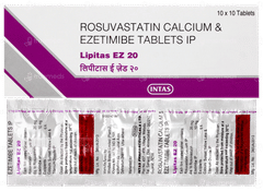 Lipitas Ez 20 Tablet 10 Lipitas Ez 20 Tablet 10