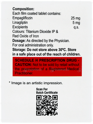 Empasmart Lina 25/5 Tablet 10