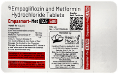 Empasmart Met 12.5/500 Tablet 10