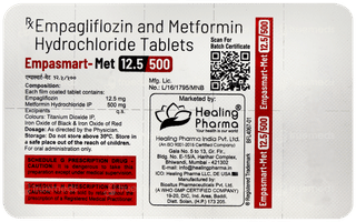 Empasmart Met 12.5/500 Tablet 10
