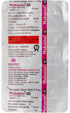 Mahastat 10 Tablet 15 Mahastat 10 Tablet 15