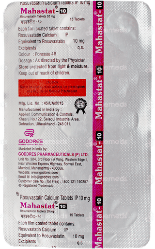 Mahastat 10 Tablet 15