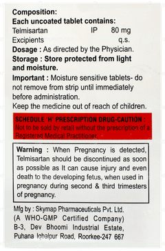 Telmevas 80 Tablet 10 Telmevas 80 Tablet 10
