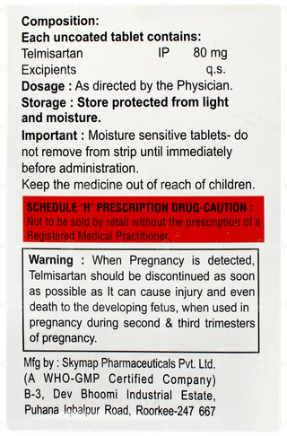 Telmevas 80 Tablet 10