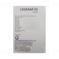 Lsgram 25 Tablet 10 Lsgram 25 Tablet 10