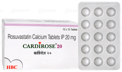Cardirose 20 Tablet 15