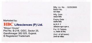 Cardirose 20 Tablet 15