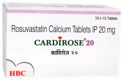 Cardirose 20 Tablet 15 Cardirose 20 Tablet 15