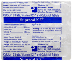 Supracal K2 Tablet 15