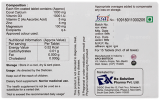 Calciza Coral Tablet 15