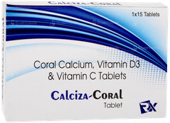Calciza Coral Tablet 15