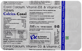 Calciza Coral Tablet 15