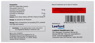 Cardiorostin 10 C Tablet 10