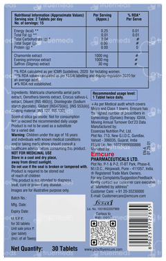 Galact Plus New Mom Stress Relief Tablet 30