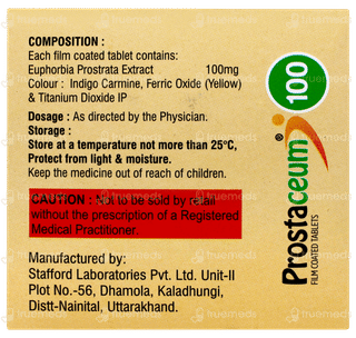 Prostaceum 100 Tablet 10