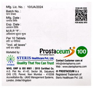 Prostaceum 100 Tablet 10