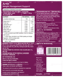 Arth Weight Management Support Tablet 30
