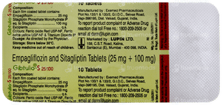 Gibtulio S 25/100 Tablet 10