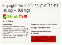 Gibtulio S 10/100 Tablet 10