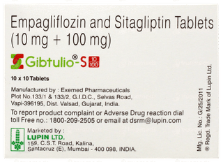 Gibtulio S 10/100 Tablet 10