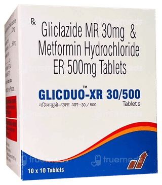 Glicduo Xr 30Mg/500Mg Tablet 10
