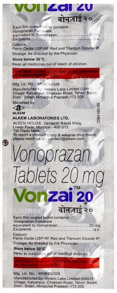 Vonzai 20 Tablet 10