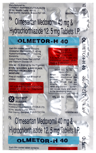 Olmetor H 40 Tablet 15