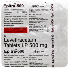 Epitra 500 Tablet 15