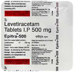 Epitra 500 Tablet 15