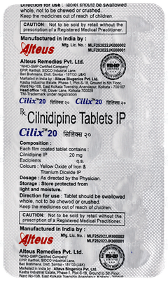 Cilix 20 Tablet 15