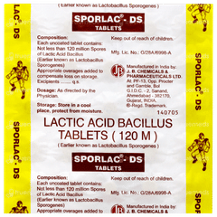Sporlac Ds Tablet 25