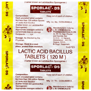 Sporlac Ds Tablet 25