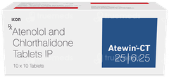 Atewin Ct 25/6.25 Tablet 10 Atewin Ct 25/6.25 Tablet 10