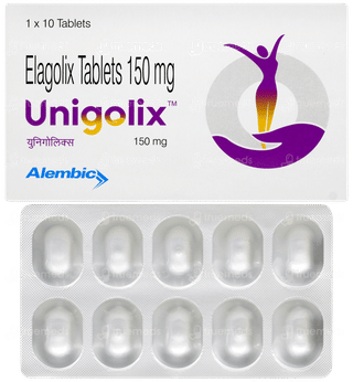 Unigolix 150mg Tablet 10