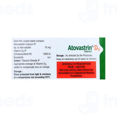 Atovastrin D3 Tablet 10