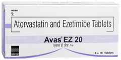 Avas Ez 20mg/10mg Tablet 10 Avas Ez 20mg/10mg Tablet 10