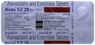 Avas Ez 20mg/10mg Tablet 10