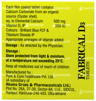 Fabrical D3 Tablet 15