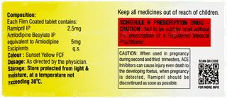 Reminil Am 2.5mg/5mg Tablet 10