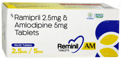 Reminil Am 2.5mg/5mg Tablet 10 Reminil Am 2.5mg/5mg Tablet 10