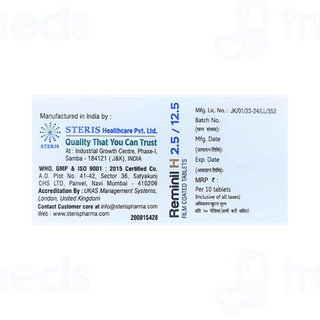 Reminil H 2.5/12.5 Tablet 10