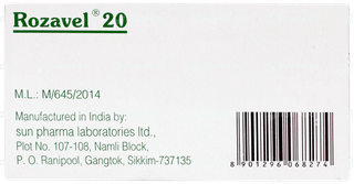 Rozavel 20 Tablet 15