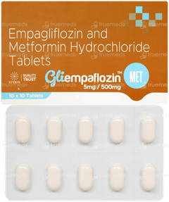Gliempaflozin Met 5mg/500mg Tablet 10